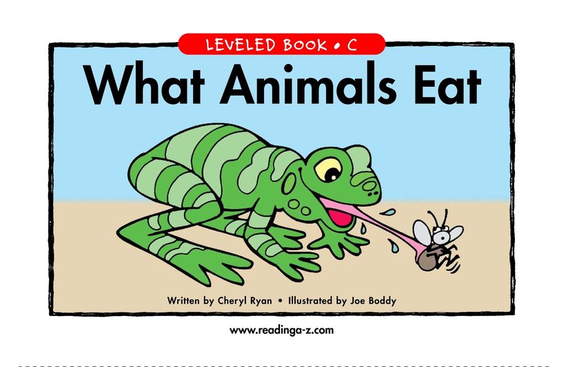 What Animals Eat