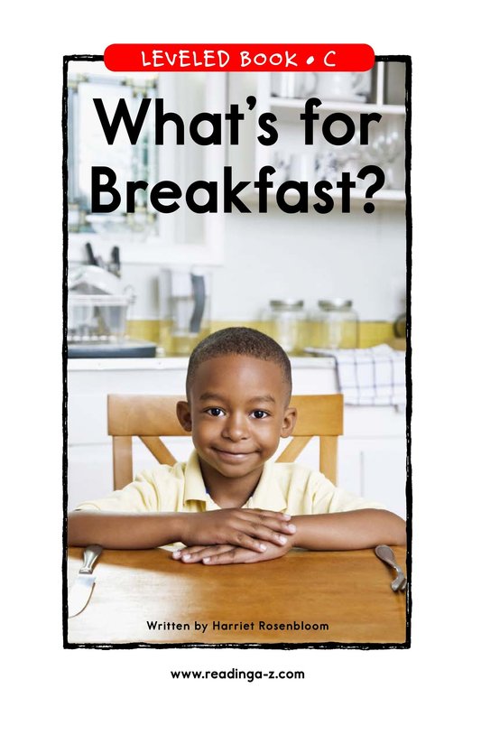What's for Breakfast