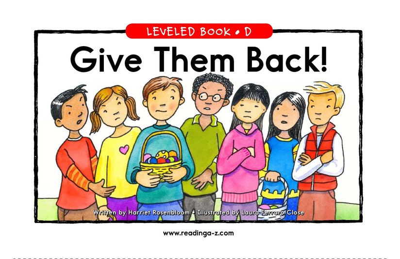 Give Them Back!