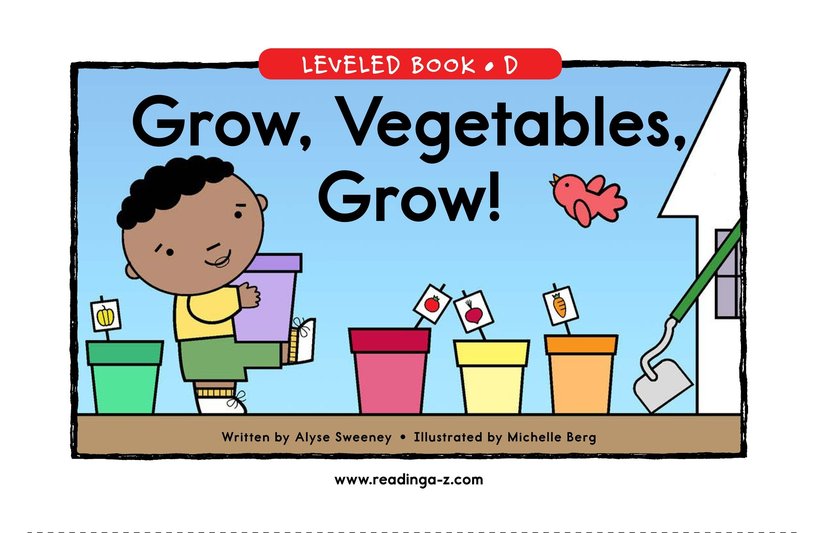 Grow,Vegetables,Grow!