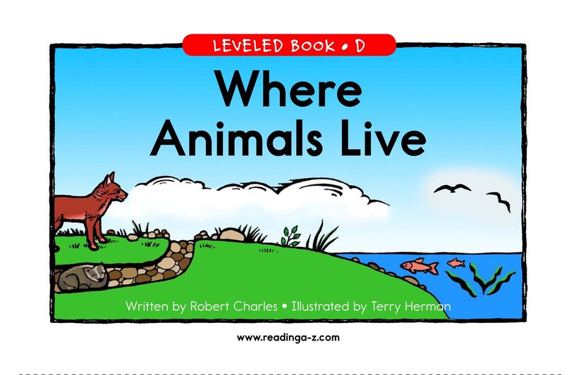 Where Animals Live