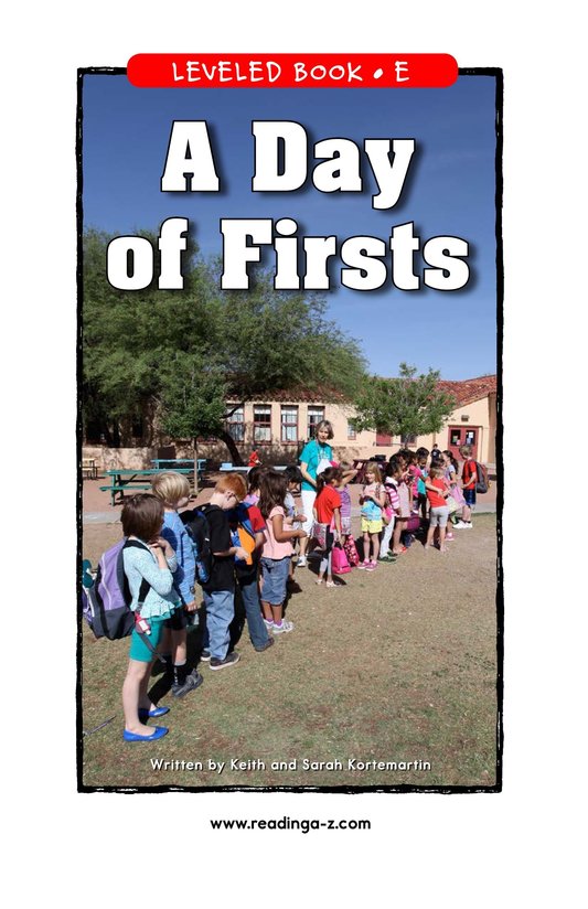 A Day of Firsts