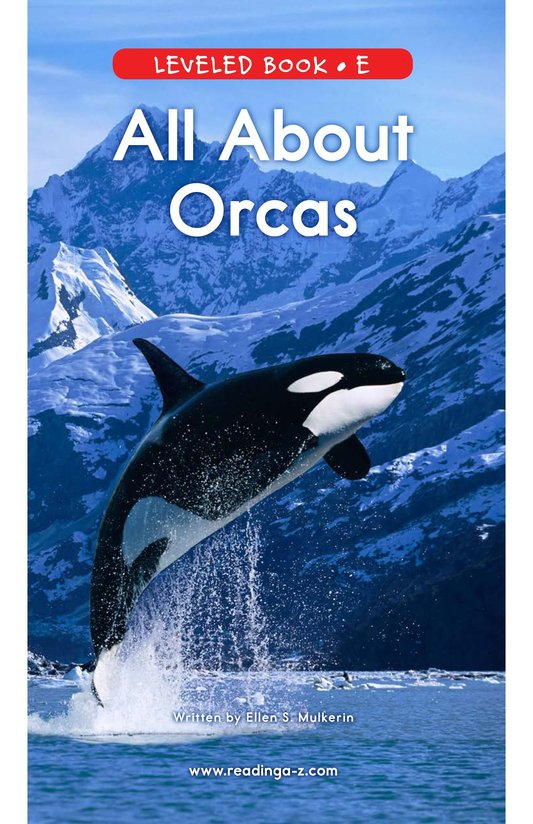All About Orcas