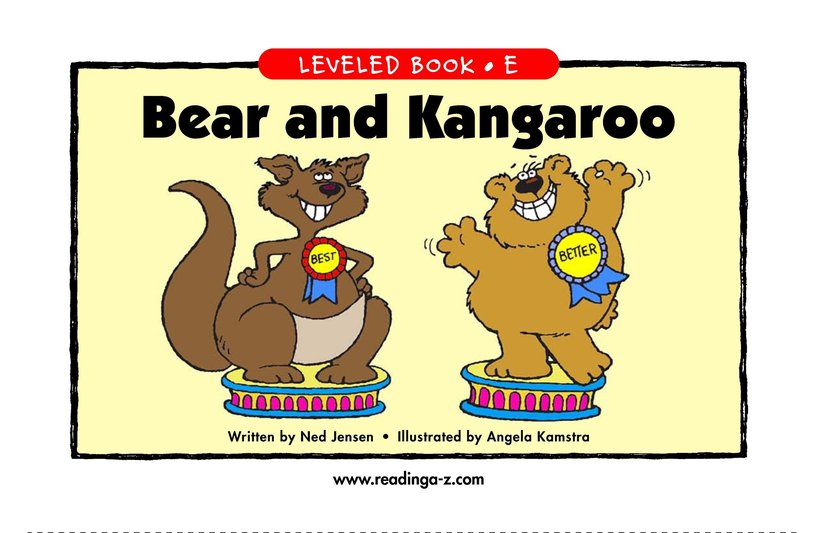 Bear and Kangaroo