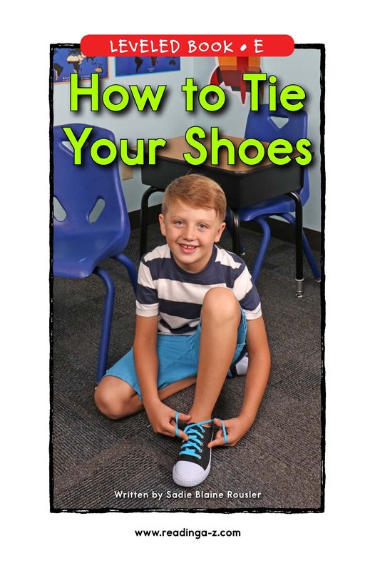 How to Tie Your Shoes
