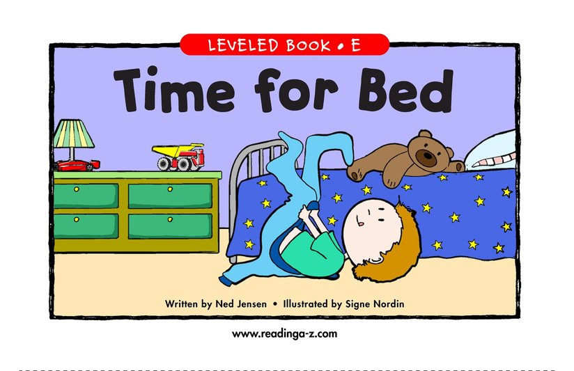 Time For Bed