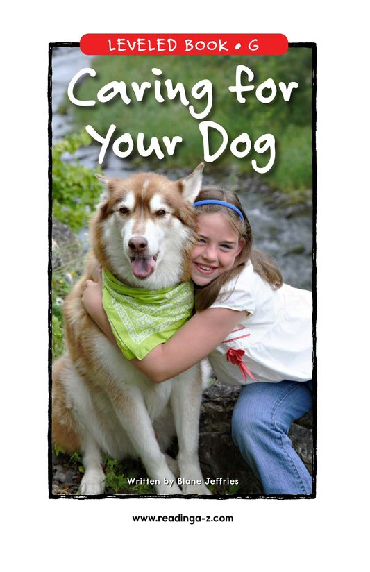 Caring for Your Dog