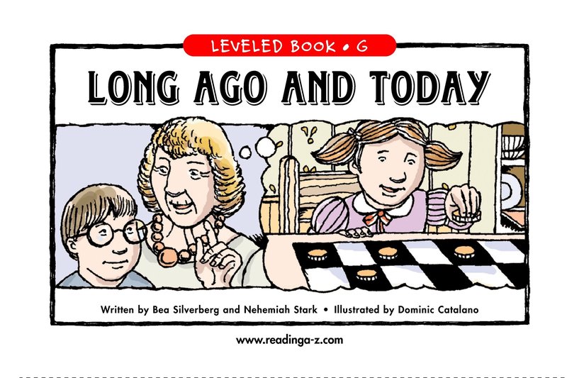 Long Ago and Today