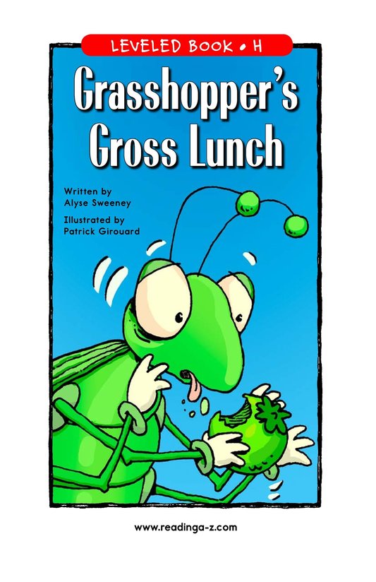 Grasshopper's Gross Lunch