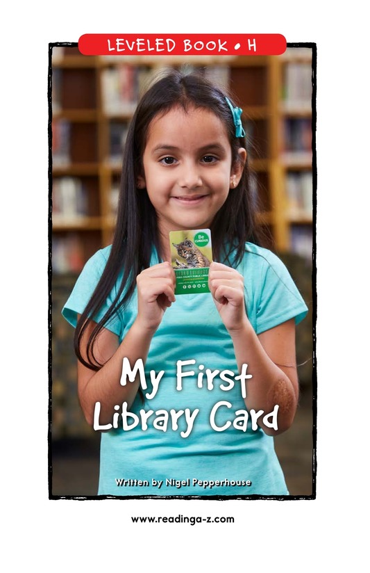 My First Library Card