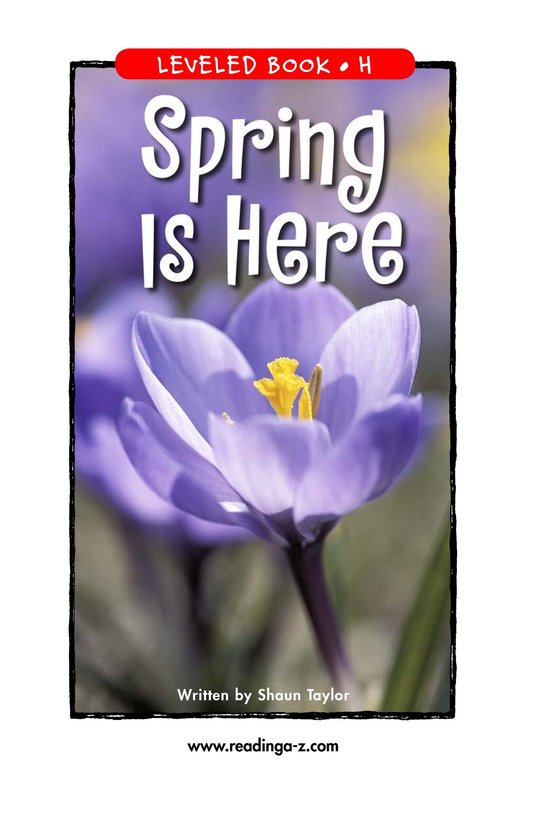 Spring Is Here