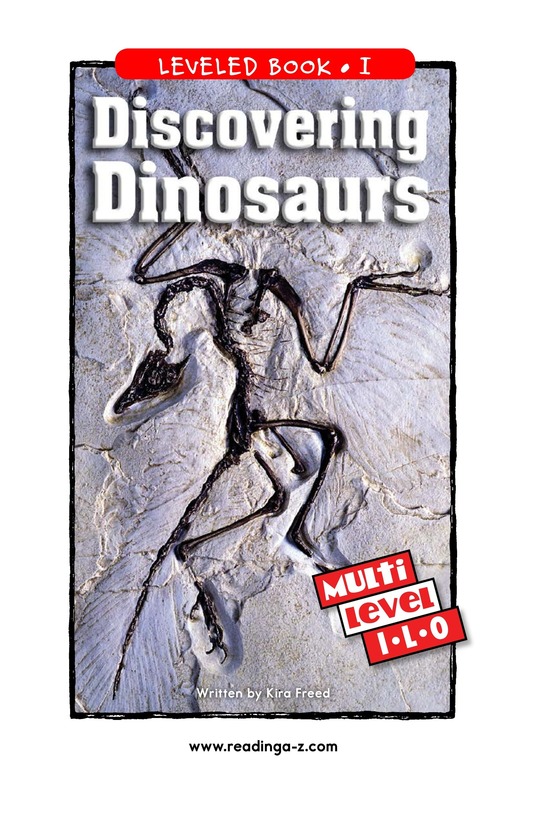 Discovering Dinosaurs