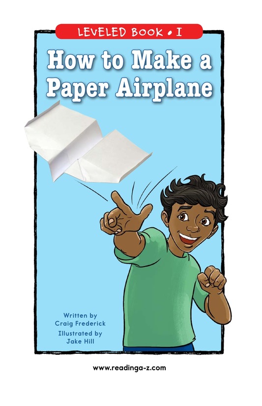 How To Make a Paper Airplane