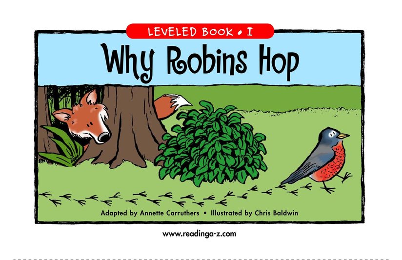 Why Robins Hop