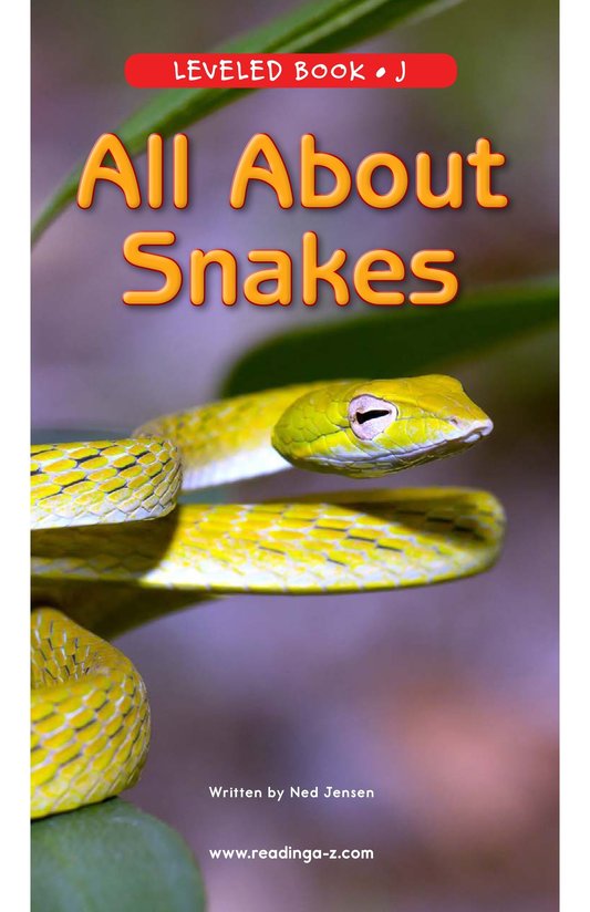 All About Snakes