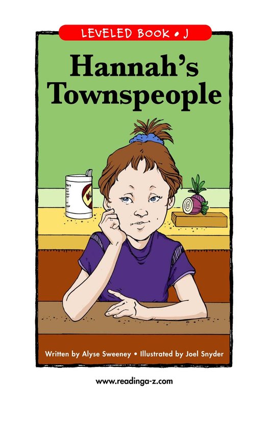 Hannah's Townspeople