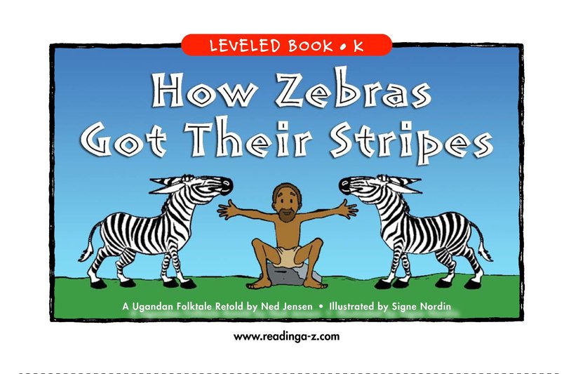 How Zebras Got Their Stripes