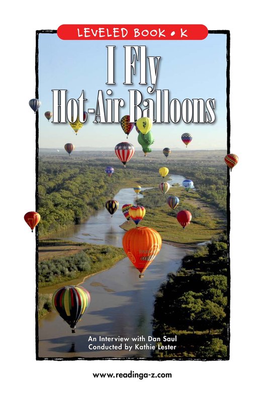 I Fly Hot-Air Balloons