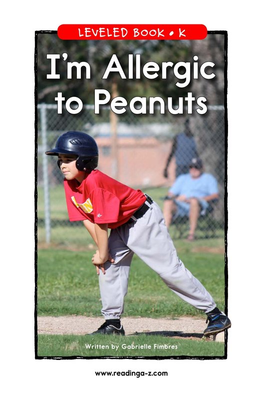 I'm Allergic to Peanuts