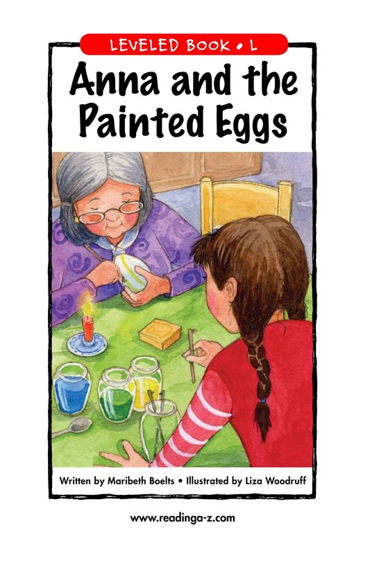 Anna and the Painted Eggs