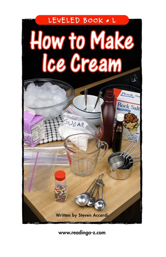 How to Make Ice Cream