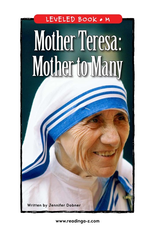 Mother Teresa Mother to Many