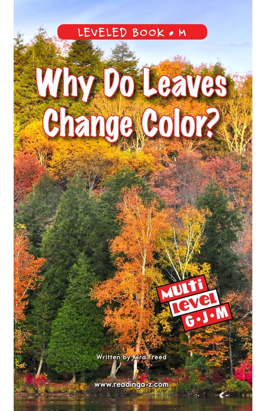 Why Do Leaves Change Color