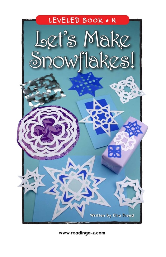 Let's Make Snowflakes!