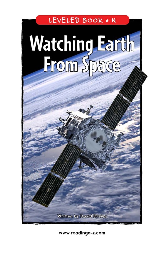 Watching Earth From Space