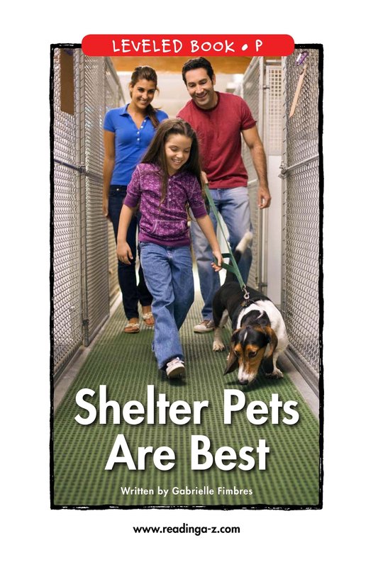 Shelter Pets Are Best