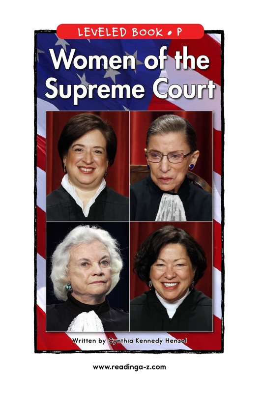 Women of the Supreme Court