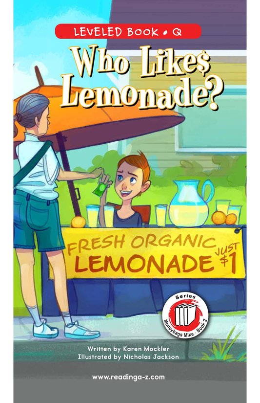 Book 2 Who Likes Lemonade