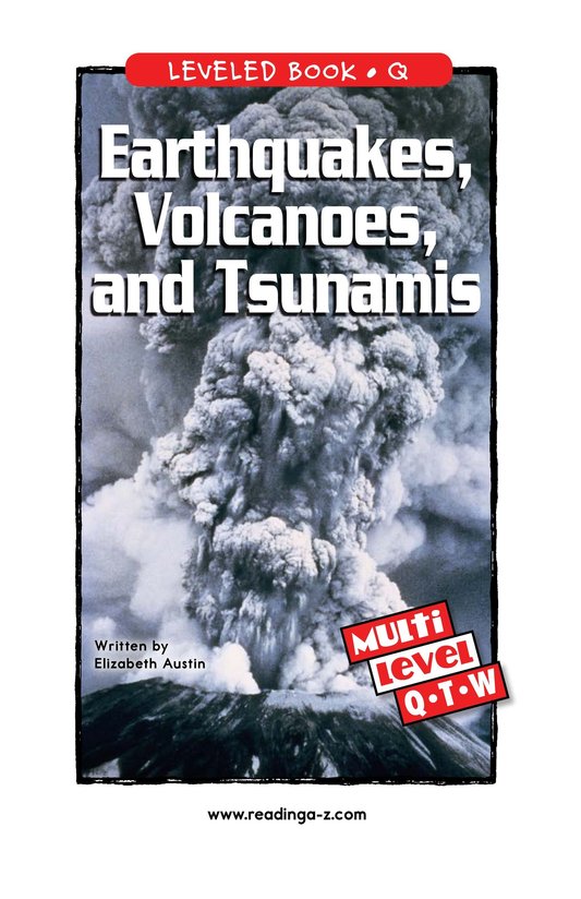 Earthquakes,Volcanoes,and Tsunamis