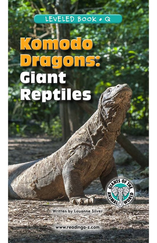 Komodo Dragons Giant Reptiles