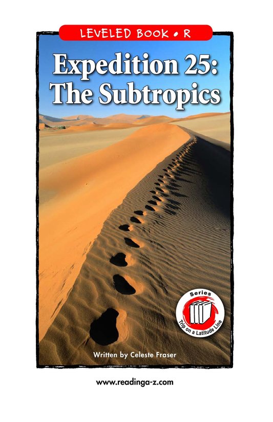 Expedition 25 The Subtropics