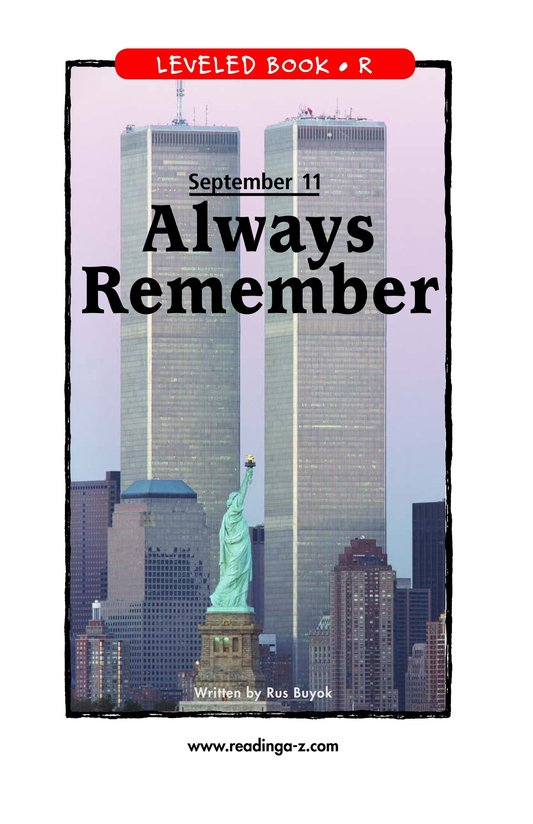 September 11 Always Remember