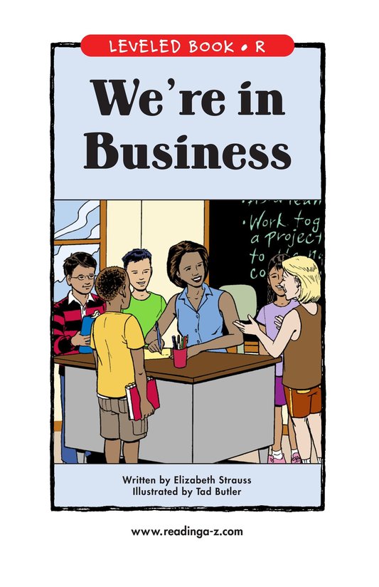 We're in Business