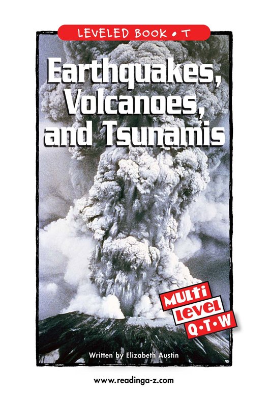 Earthquakes,Volcanoes,and Tsunamis