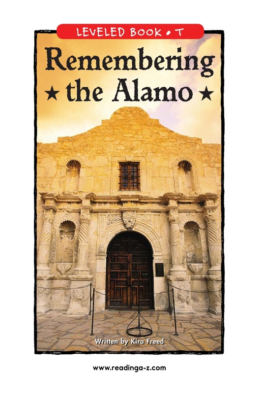 Remembering the Alamo