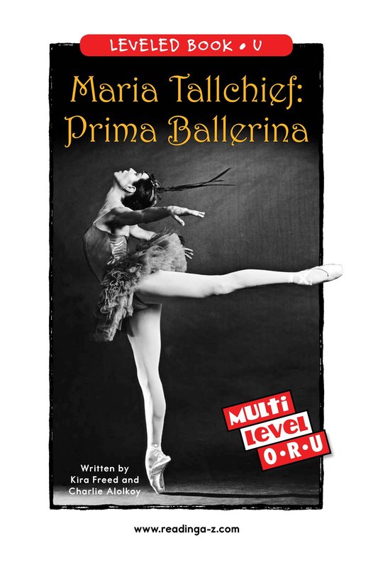 Maria Tallchief Prima Ballerina