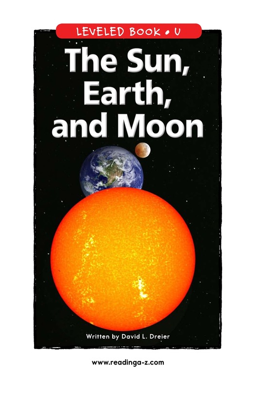The Sun,Earth,and Moon