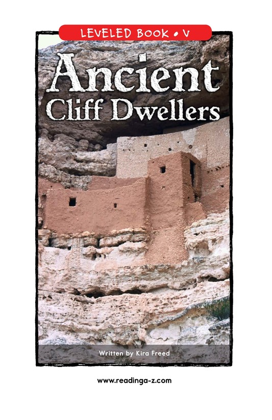 Ancient Cliff Dwellers