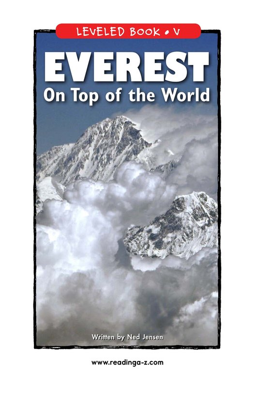Everest On Top of the World