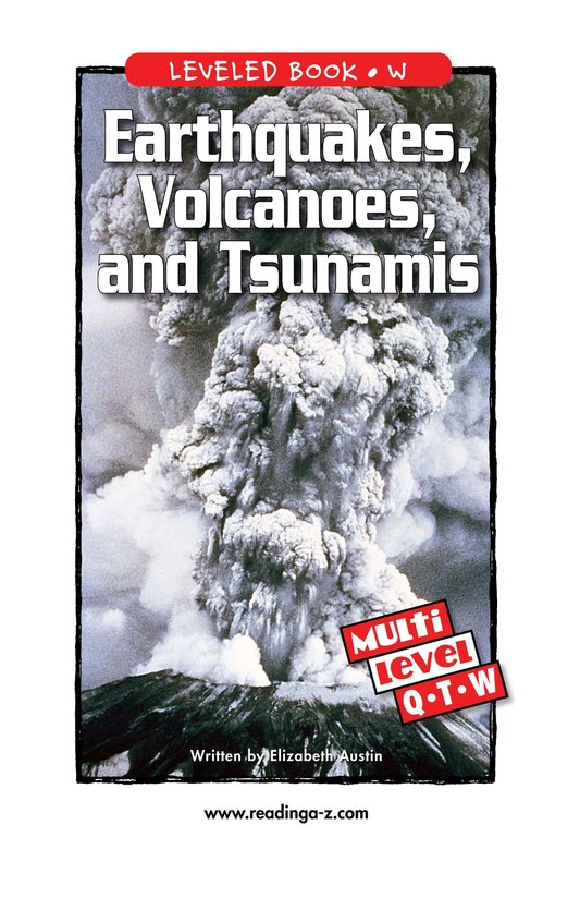 Earthquakes,Volcanoes,and Tsunamis