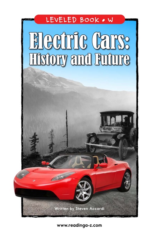 Electric Cars History and Future