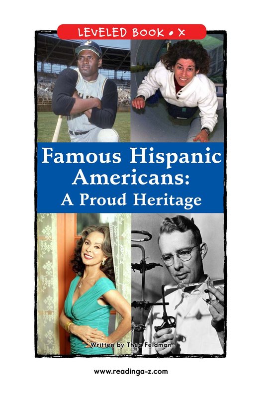 Famous Hispanic Americans A Proud Heritage
