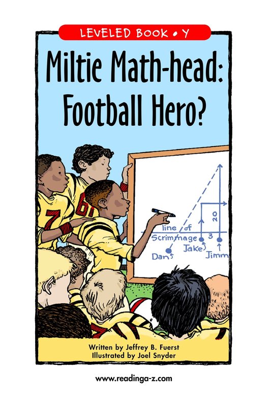 Miltie Math head Football Hero