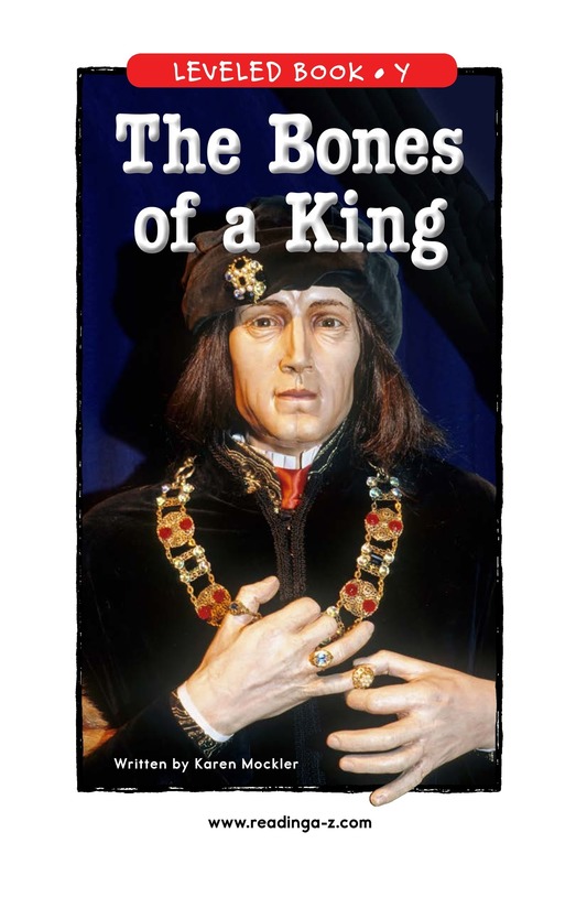 The Bones of a King
