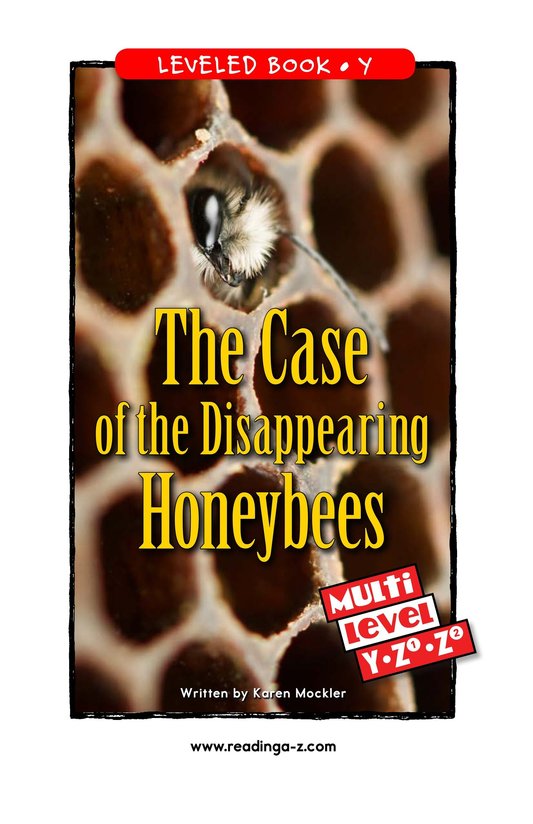 The Case of the Disappearing Honeybees