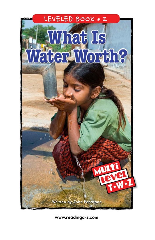 What Is Water Worth
